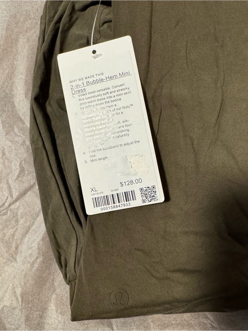2-in-1 Bubble-Hem Mini Dress - Picture 5 of 5